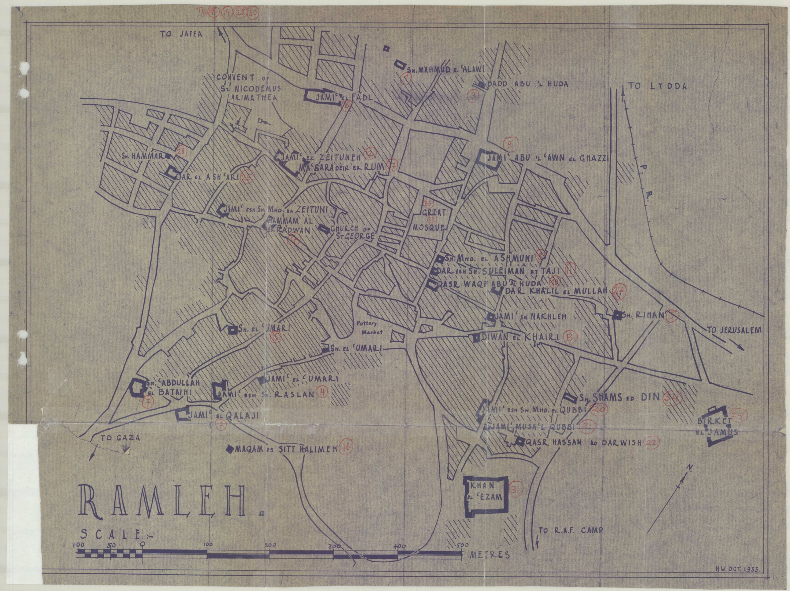 Ramleh map